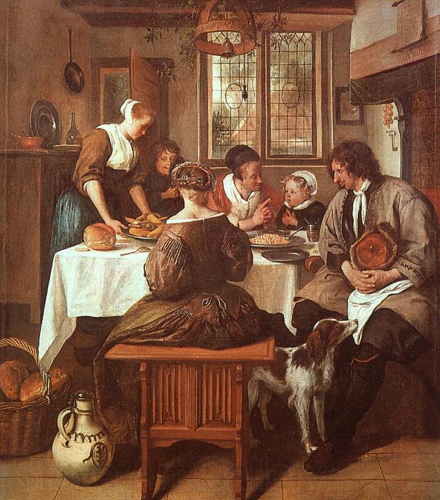 Jan Steen Grace Before Meat